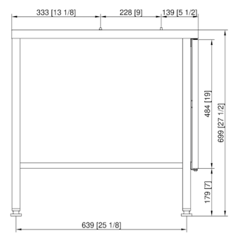 Подставка IV 6-1-1 и 10-1-1 RATIONAL 60.31.093 (3)