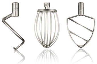 Миксер планетарный Bear Varimixer Teddy 5L серебристый (насадки)