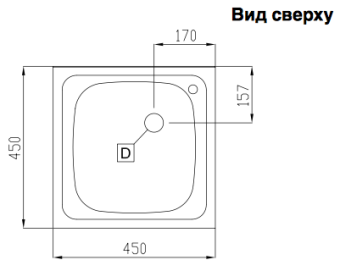 Настенный рукомойник, коленный привод Electrolux 154000 (HWSW45) в ШефСтор (chefstore.ru) 3