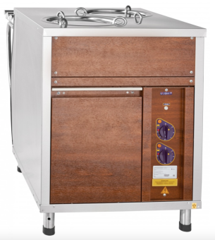 Диспенсер для тарелок Abat ПТЭ-70Т-80 (дуб) (210000005762) в ШефСтор (chefstore.ru) 2