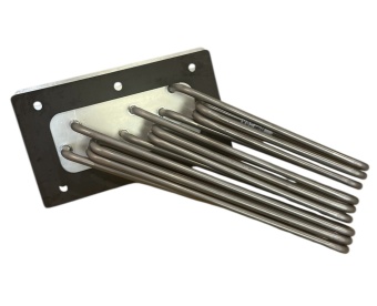 Тэн с уплотнением для котла Metos 3912207   3601207 (2)