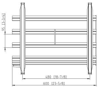 Навесная рама 6-1-1 Комби 4 уровня RATIONAL 60.61.642 (2)