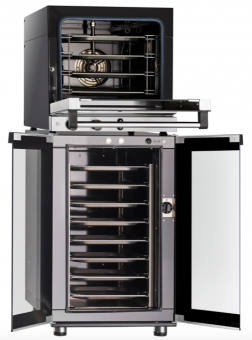 Печь конвекционная электрическая Abat КПП-4-1-2Э (210000809806) на расстоечном шкафу 2