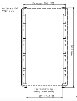 Навесная рама 10-1-1 Лотки 10 уровней RATIONAL 60.11.570 (3)