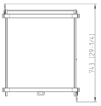 Рама с направляющими 6-2-1, 6 уровней RATIONAL 60.62.150 (4)