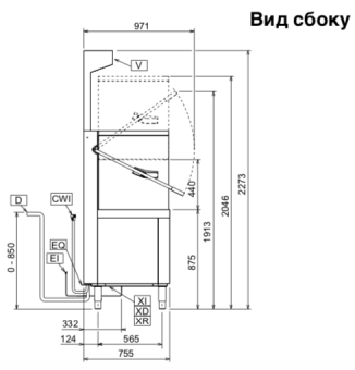 Машина посудомоечная Electrolux 504254 (EHT8IELG) (6)