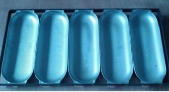 Хлебная форма для батонов 5и-секционная с ручками 302x115см Spika в ШефСтор (chefstore.ru) 3