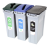 Контейнер раздельного сбора (база) 87л Rubbermaid FG354007BLUE варианты  комплектаций (2)