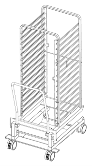 Рама с направляющими 20-2-1, 16 уровней RATIONAL 60.22.395 (4)
