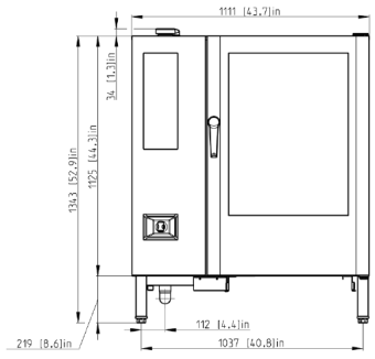 Пароконвектомат Retigo B1221I VISION II электрический (3)