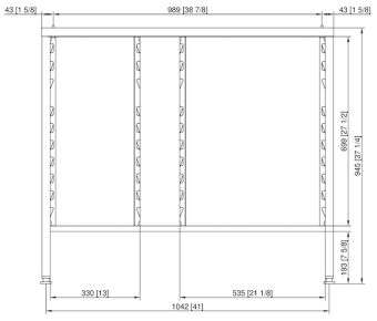 Подставка III UltraVent 6-2-1 RATIONAL 60.31.216 (2)