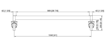 Подставка UG I Combi-Duo с роликами 6-2-1 на 6-2-1 и 10-2-1 Э RATIONAL 60.31.204 (2)