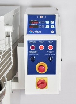 Тестомес спиральный Abat ТМС-120СП-2П (410000019580) панель управления