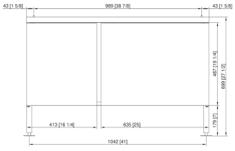 Подставка IV флот 6-2-1 и 10-2-1 RATIONAL 60.31.115 (2)
