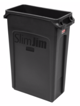 Контейнер раздельного сбора (база) 87л Rubbermaid FG354060BLA (2)