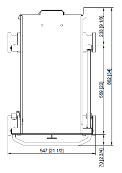 Тележка для рам 6-1-1 и 10-1-1 RATIONAL 60.75.606 регулируемая (4)