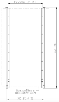 Навесная рама 10-2-1, 8 уровней RATIONAL 60.12.143 (3)