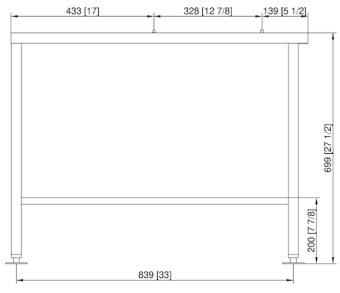 Подставка III флот 6-2-1 и 10-2-1 RATIONAL 60.31.113 (4)