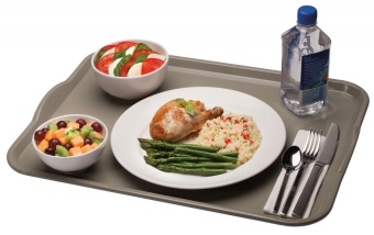 Cambro Camtray 1520H107_Camtray_15_X_20_Rectangle_with_Handles_Pearl_Gray