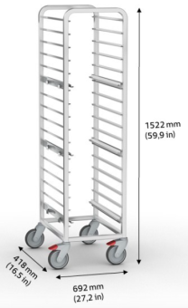 Тележка для гастроемкостей RATIONAL 60.73.612 (2)