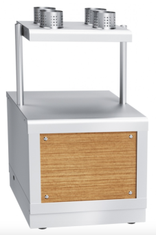 Прилавок для столовых приборов Abat ПСП-70Х с отделкой