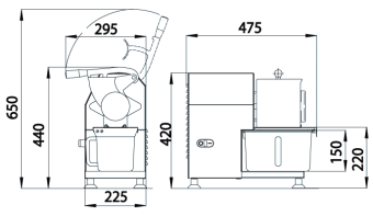 Терка для сыра La Minerva C/E GF в ШефСтор (chefstore.ru) 3