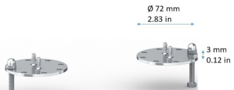 Набор для крепления 2-XS, 2-S RATIONAL 60.76.118 (2) Набор для крепления 2-XS, 2-S RATIONAL 60.76.118 (2)