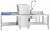 Машина посудомоечная Abat МПК-700К-01 (710000001103) варианты установки 2