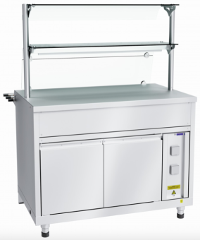 Прилавок для горячих напитков Abat ПГН-70Х-04 нерж (210000002771)