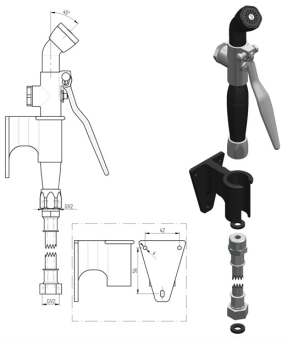 Душ для печей Monolith R0802010101 (2,5 метра) (2)