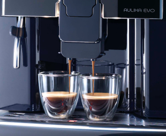 Кофемашина Saeco Aulika Evo Black офисная (2)