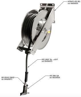 Душ на катушке Monolith SR000000008A (15 метров) 2