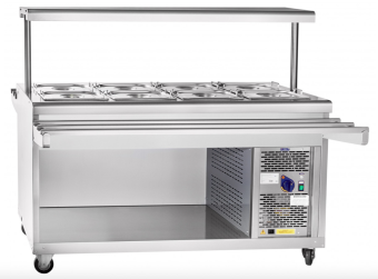 Прилавок холодильный Abat ПВВ(Н)-70ПМ-01-НШ (нерж) (210000000454) в ШефСтор (chefstore.ru) 3