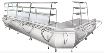 Линия самообслуживания угловая Abat Премьер без отделки