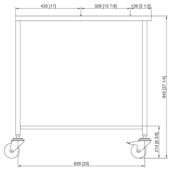 Подставка III UltraVent передвижная 6-2-1 RATIONAL 60.31.217 (3)