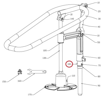 Штифт для подставки L28 Hallde 3212 (4)