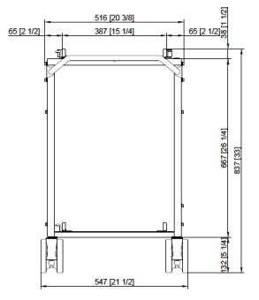 Тележка для рам 6-1-1 и 10-1-1 RATIONAL 60.75.606 регулируемая (3)
