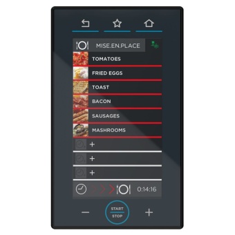 Unox XEBL-16EU-YPRS Панель управления - смешанная загрузка
