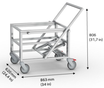 Тележка VarioMobil GN2-1 для L, XL RATIONAL 60.70.107 (2) Тележка VarioMobil GN2-1 для L, XL RATIONAL 60.70.107 (2)