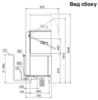 Машина посудомоечная Electrolux 504257 (EHT8IWSG) (6)