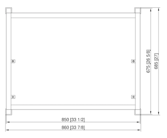 Подставка UG I Combi-Duo стандарт 6-1-1 на 6-1-1 и 10-1-1 Э RATIONAL 60.31.200 (4)