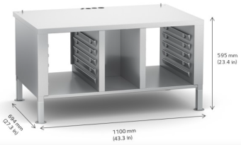 Подставка MarineLine 2-XS RATIONAL 60.31.701 (Габаритные размеры)