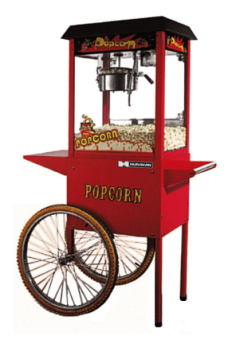Аппарат для поп-корна на тележке Hurakan HKN-PCORN-T