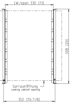 Навесная рама 6-1-1, 6 уровней RATIONAL 60.61.373 (3)