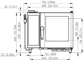 Пароконвектомат Retigo B623I VISION II электрический (3)