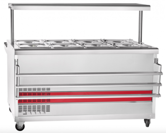 Прилавок холодильный Abat ПВВ(Н)-70ПМ-01-НШ (нерж) (210000000454) в ШефСтор (chefstore.ru) 2