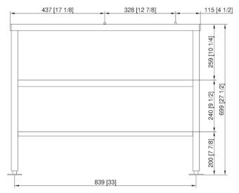 Подставка I флот 6-2-1 и 10-2-1 RATIONAL 60.31.109 (3)
