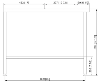Подставка III 6-2-1 и 10-2-1 RATIONAL 60.31.092 (3)