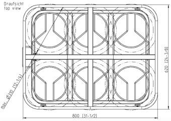 Тележка-кассета 6-2-1, 34 тарелки RATIONAL 60.62.017 (4)