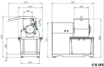 Терка для сыра La Minerva C/E GF5 в ШефСтор (chefstore.ru) 3